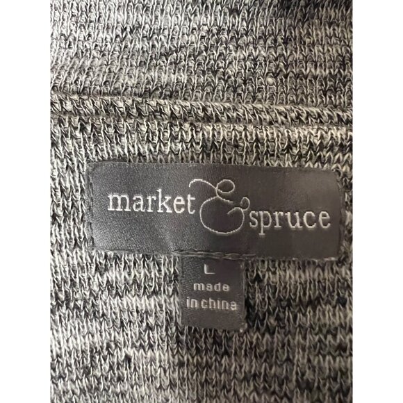 Market & Spruce women’s large Moto jacked long sleeve zip pockets - Picture 10 of 14